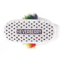 Load image into Gallery viewer, Fuzzy Unicorn Slippers Bottom View