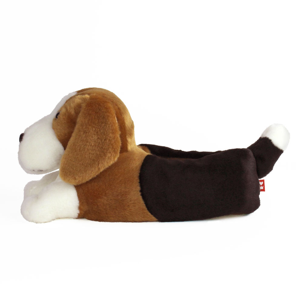 Sleepy Beagle Love Women's Cotton Mop Slippers Lush Green / 7-8