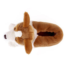 Load image into Gallery viewer, Everberry Corgi Slippers Top View