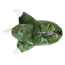 Load image into Gallery viewer, Everberry Dinosaur Feet Slippers with Sound Top View