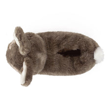 Load image into Gallery viewer, Everberry Brown Bunny Rabbit Slippers Top View