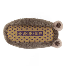 Load image into Gallery viewer, Everberry Brown Bunny Rabbit Slippers Bottom View