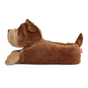 Everberry Bulldog Slippers Side View