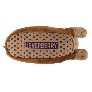 Everberry Bulldog Slippers Bottom View