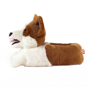 Everberry Corgi Slippers Side View