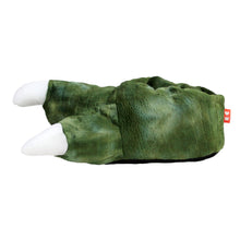 Load image into Gallery viewer, Everberry Dinosaur Feet Slippers with Sound Side View