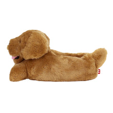 Load image into Gallery viewer, Everberry Golden Retriever Slippers Side View