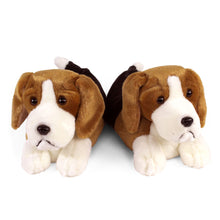 Load image into Gallery viewer, Everberry Beagle Slippers View of Pair