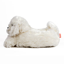 Load image into Gallery viewer, Everberry Bichon Frise Slippers Side View