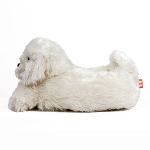 Everberry Bichon Frise Slippers Side View