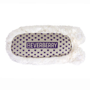 Everberry Bichon Frise Slippers Bottom View