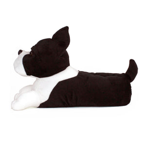 Everberry Boston Terrier Slippers Side View