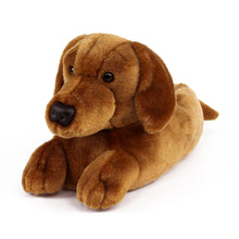 Load image into Gallery viewer, Everberry Dachshund Slippers 3/4 View