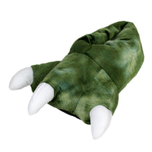 Load image into Gallery viewer, Everberry Dinosaur Feet Slippers with Sound 3/4 View