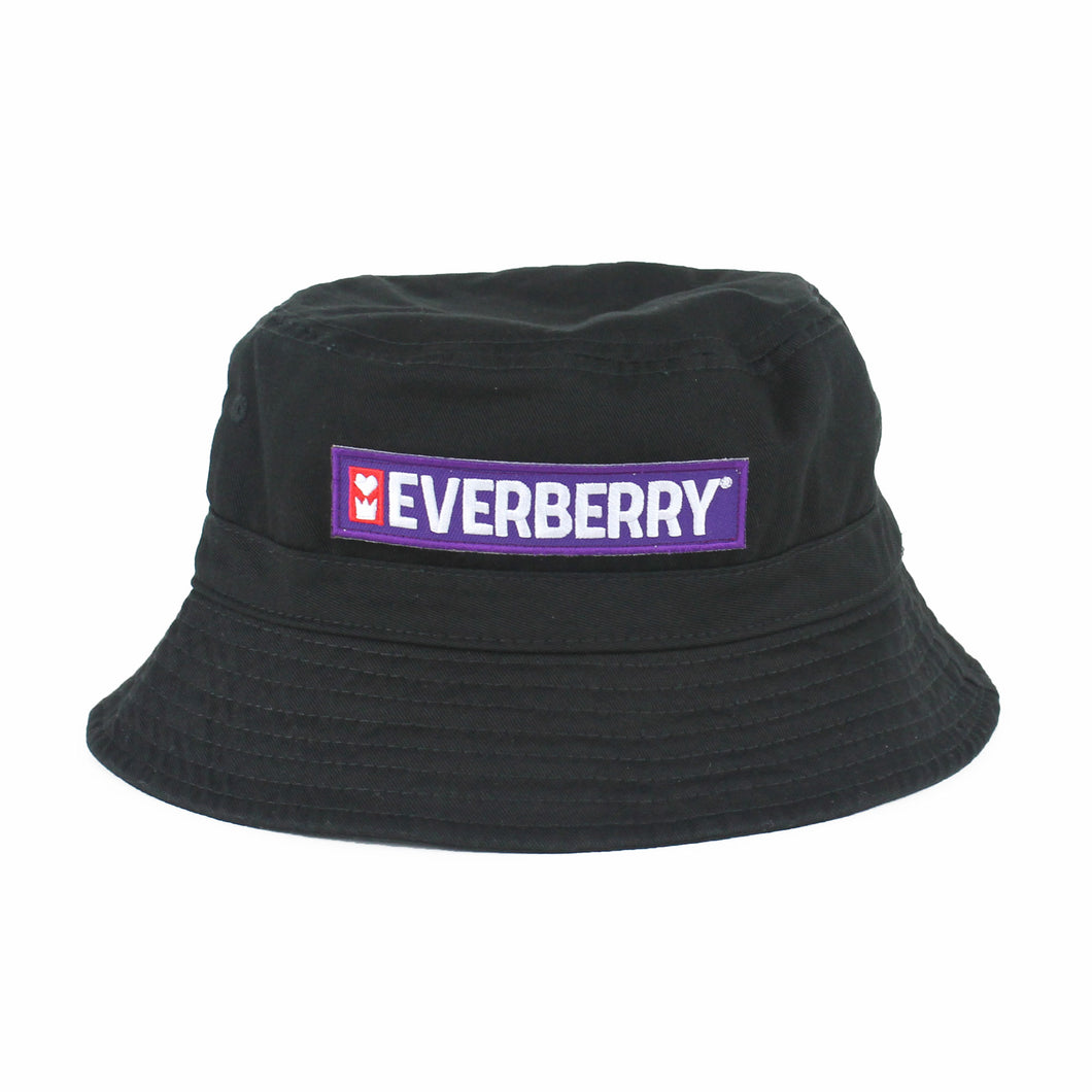 Everberry Logo Bucket Hat Front View