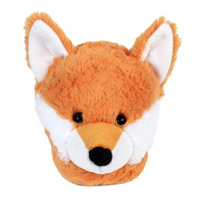 Load image into Gallery viewer, Everberry Fuzzy Fox Slippers Front View
