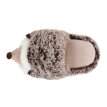 Load image into Gallery viewer, Everberry Fuzzy Hedgehog Slippers Top View