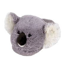 Load image into Gallery viewer, Everberry Fuzzy Koala Slippers 3/4 View