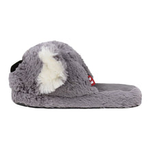 Load image into Gallery viewer, Everberry Fuzzy Koala Slippers side View