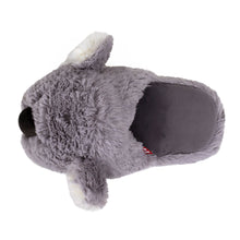 Load image into Gallery viewer, Everberry Fuzzy Koala Slippers Top View