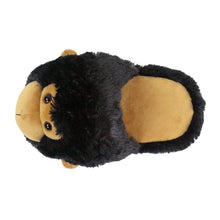Load image into Gallery viewer, Everberry Fuzzy Monkey Slippers Top View