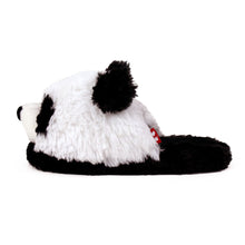 Load image into Gallery viewer, Everberry Fuzzy Panda Slippers Side View