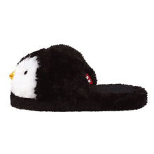 Load image into Gallery viewer, Everberry Fuzzy Penguin Slippers Side View