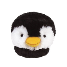 Load image into Gallery viewer, Everberry Fuzzy Penguin Slippers Front View