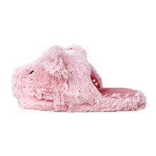 Load image into Gallery viewer, Everberry Fuzzy Pig Slippers Side View