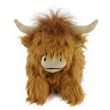 Load image into Gallery viewer, Everberry Highland Cattle Slippers Front View