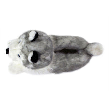 Load image into Gallery viewer, Everberry Husky Dog Slippers 3/4 View