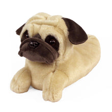 Load image into Gallery viewer, Everberry Pug Slippers 3/4 View