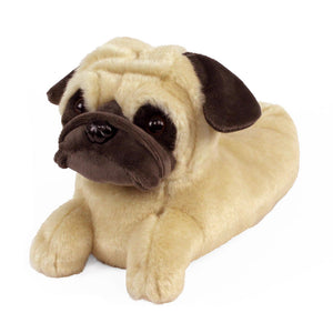 Everberry Pug Slippers 3/4 View