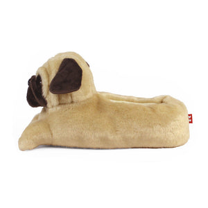 Everberry Pug Slippers Side View