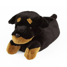 Load image into Gallery viewer, Everberry Rottweiler Slippers 3/4 View