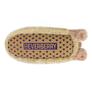 Everberry Yellow Labrador Slippers Bottom View